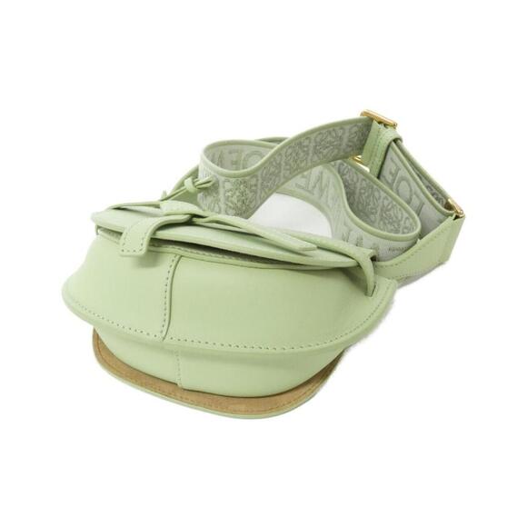 Loewe Gate Dual Mini Leather Shoulder Bag Light Green - Picture 3 of 6